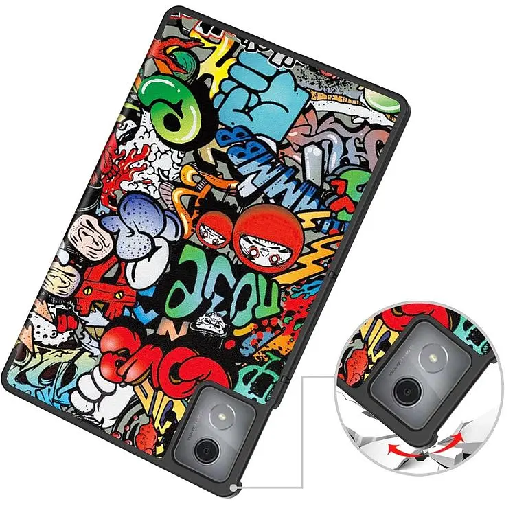 Чехол-книжка BeCover Smart Case для Lenovo Tab K11 Plus TB-352F 11.45" Graffiti (711856) - фото 2