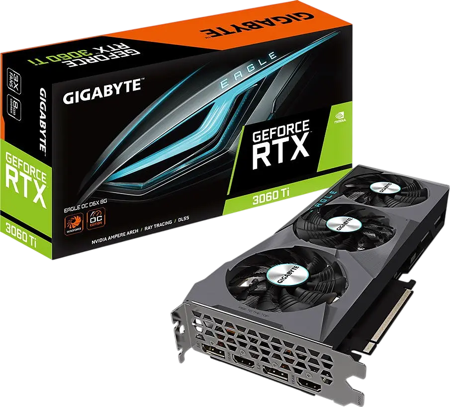 Відеокарта GeForce RTX 3060 Ti 8GB Gigabyte Eagle OC (GV-N306TXEAGLE OC-8GD) Б/В - фото 4