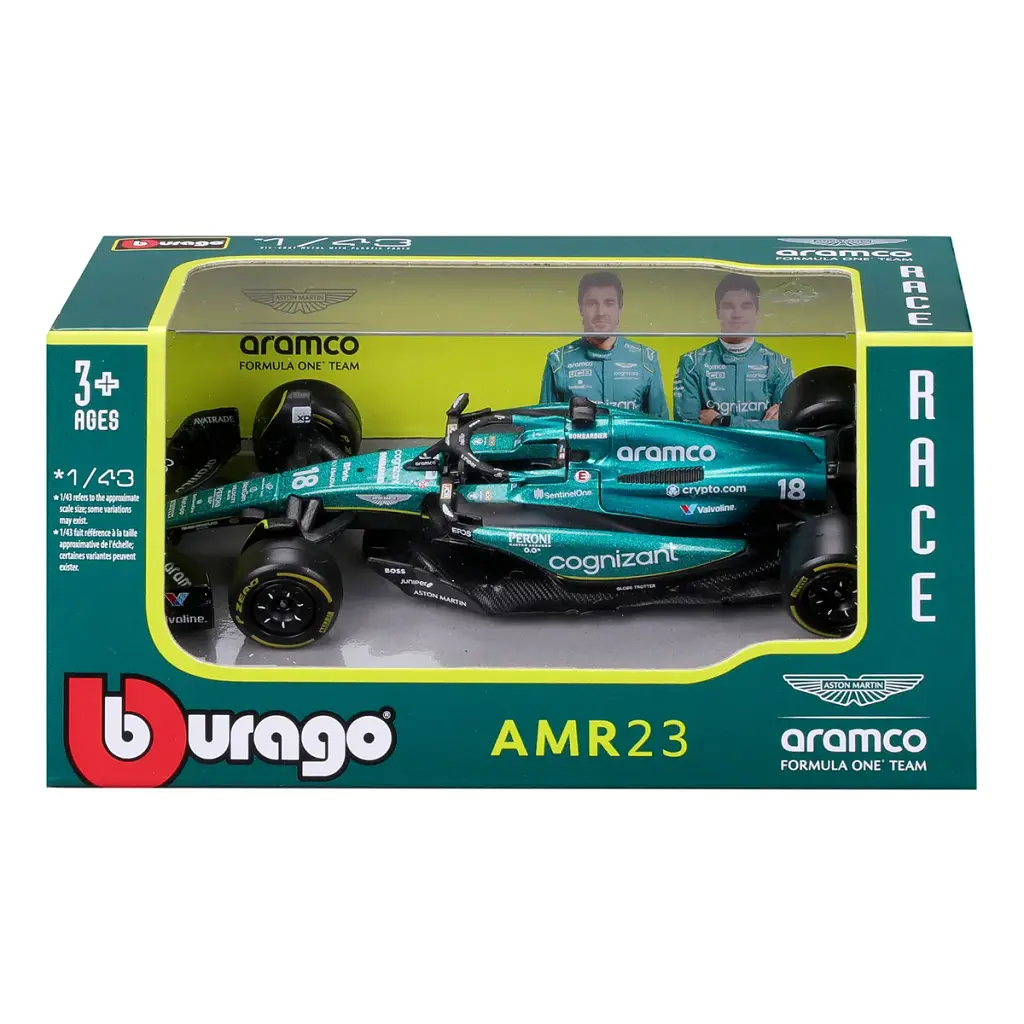Масштабна модель автомобіля Bburago Автомодель - Aston Martin AMR23 (2023) 1:43 (18-38090) - фото 3