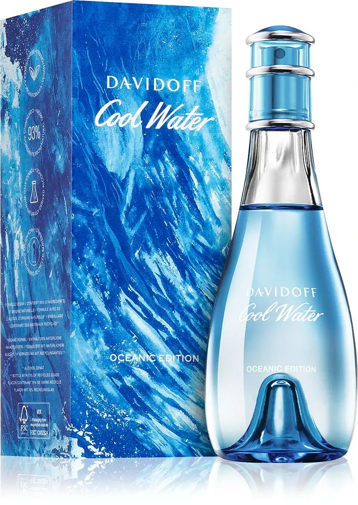Туалетна вода Davidoff Cool Water Oceanic Edition Тестер 100 мл - фото 2