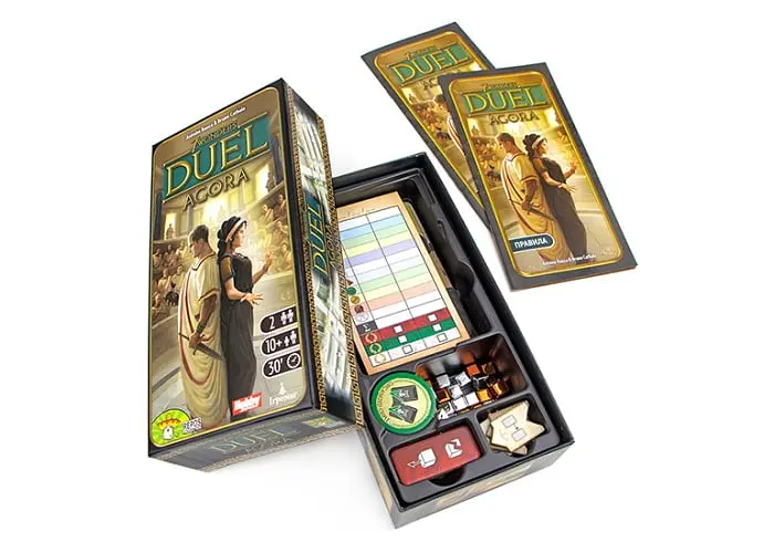 Настольная игра Ігромаг 7 Чудес: Дуэль. Агора (7 Wonders Duel: Agora) (укр.) (WJ2020R1) - фото 6