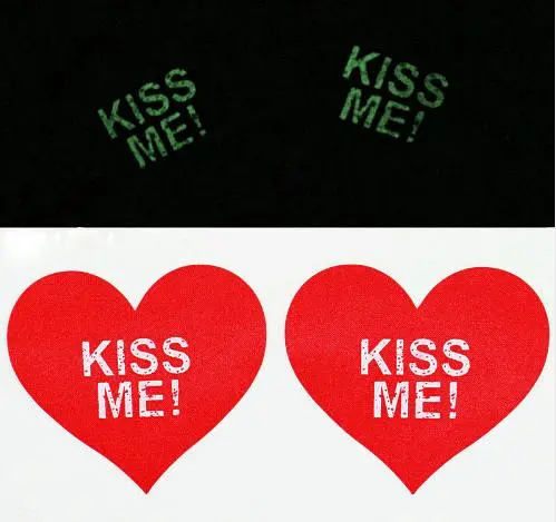 Светящиеся наклейки на соски Афродита Наклейки Kiss Me 89157 - фото 2