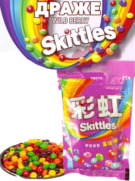 Драже Skittles Fruit Berry Flavor 40г - фото 4