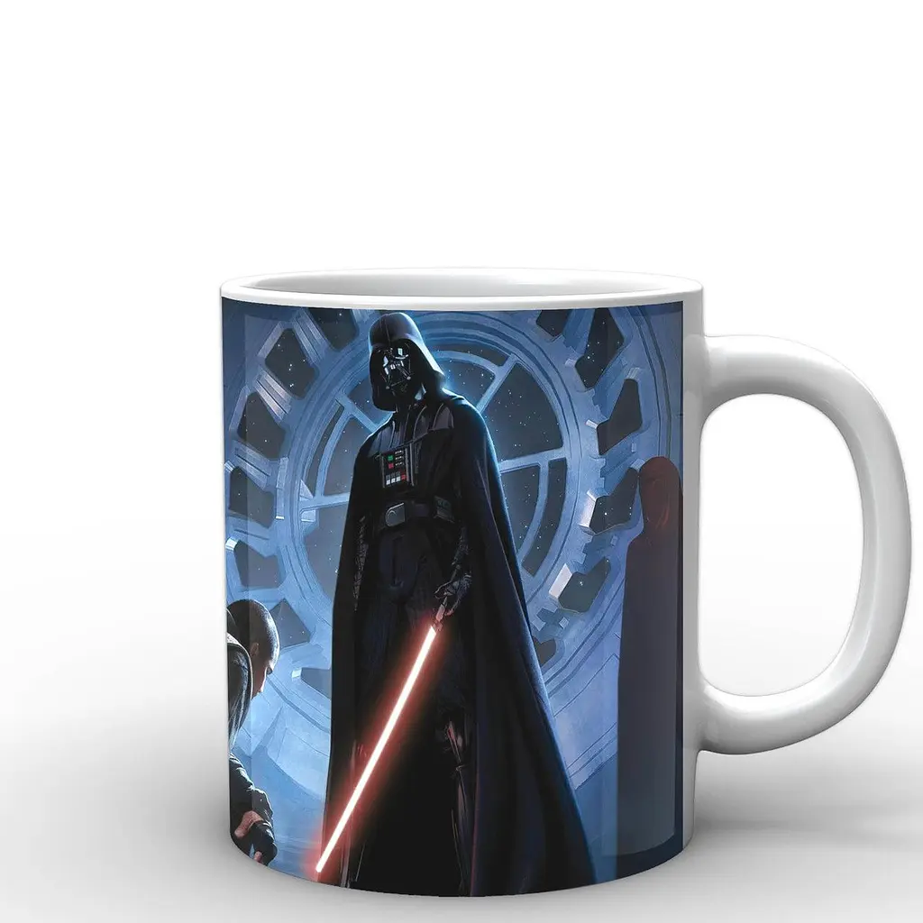 Кружка GeekLand Звездные войны Star War поклонение SW.002.23 330 мл белая - фото 3