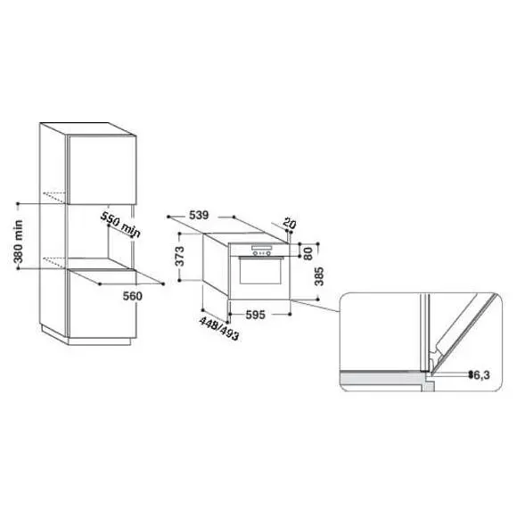 Микроволновка с грилем Whirlpool AMW 731 WH - фото 2