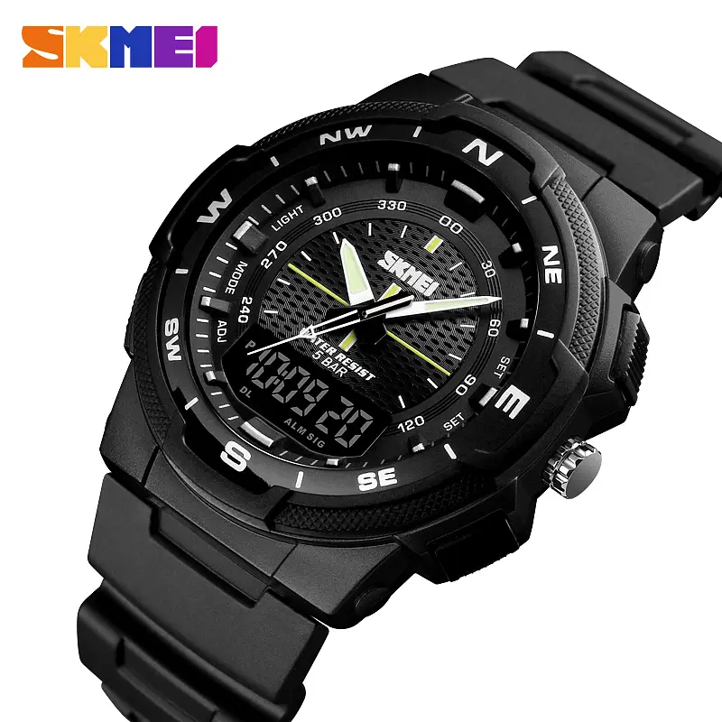 Наручний годинник чоловічий 1454BKBK Black-Black Skmei acs0030736 - фото 3