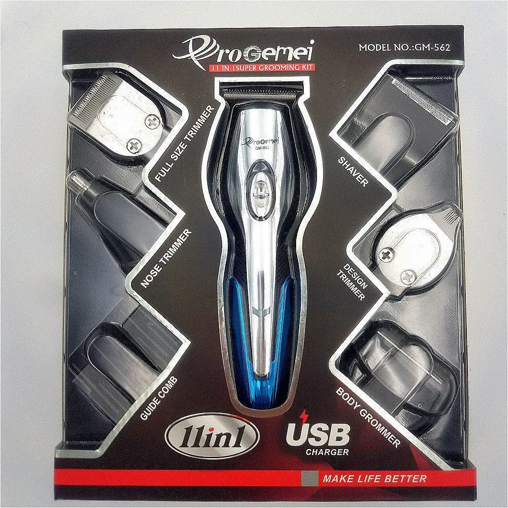 Професійна машинка для стрижки волосся + бритва тример Gemei 11 in 1 GM-562 (1822572643) - фото 9
