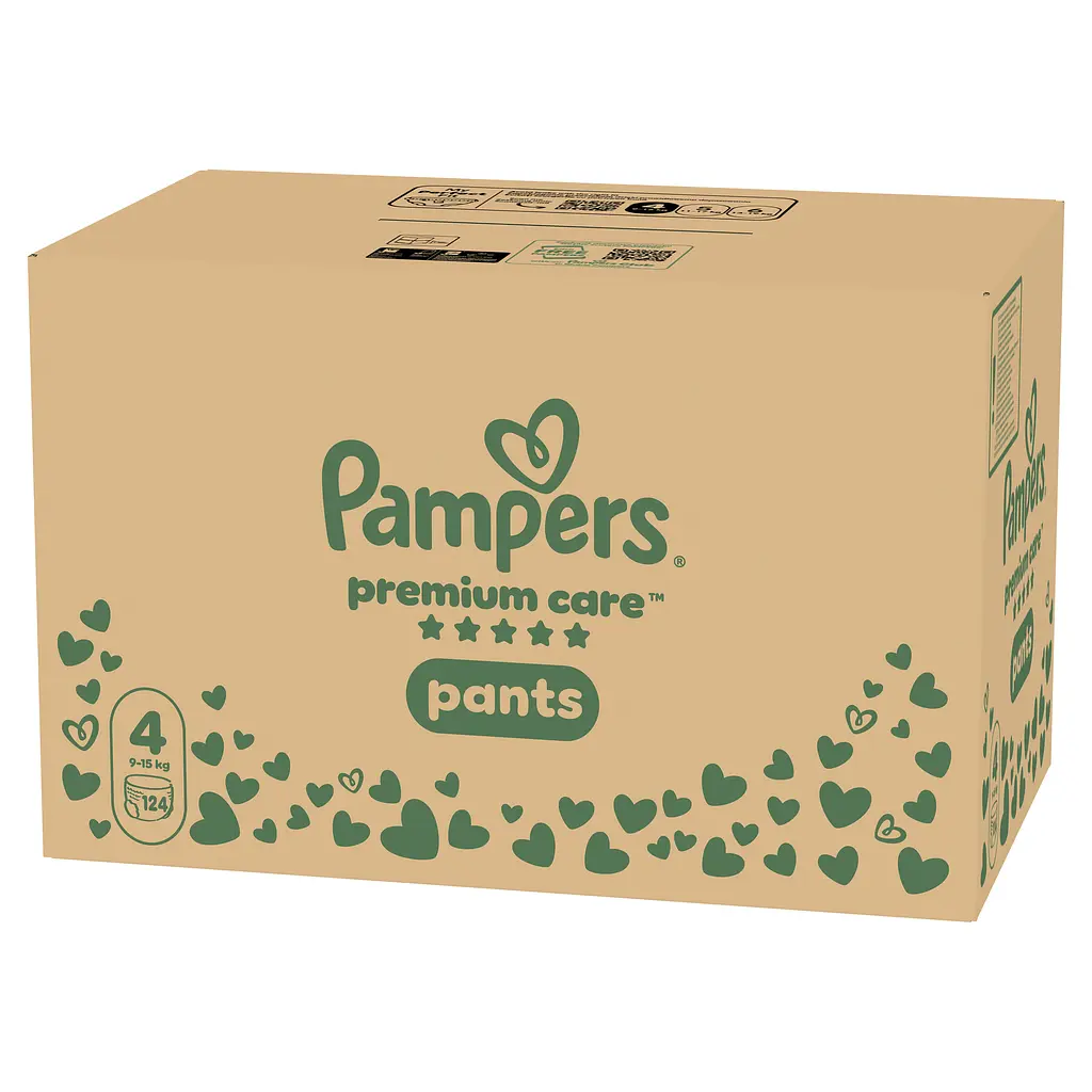 Підгузки-трусики Pampers Premium Care Pants Розмір 4 (9-15 кг) 124 шт.  - фото 2