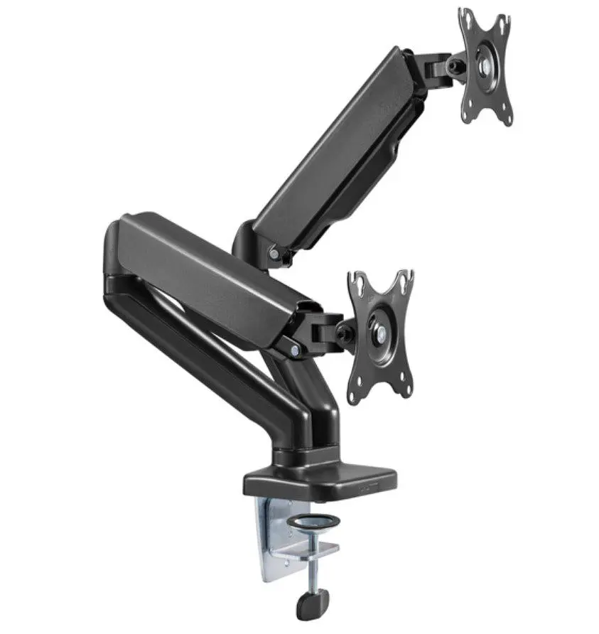 Настольный кронштейн для двух мониторов 17-32 дюйма OfficePro OPSMA-502 Black - фото 3