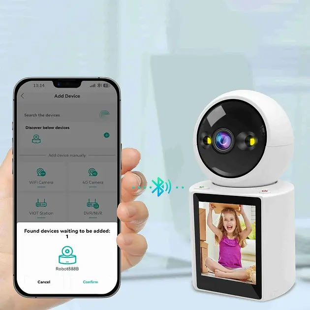 IP WiFi видеоняня Video Calling Camera V3 1080p, поворотная смарт камера - фото 5