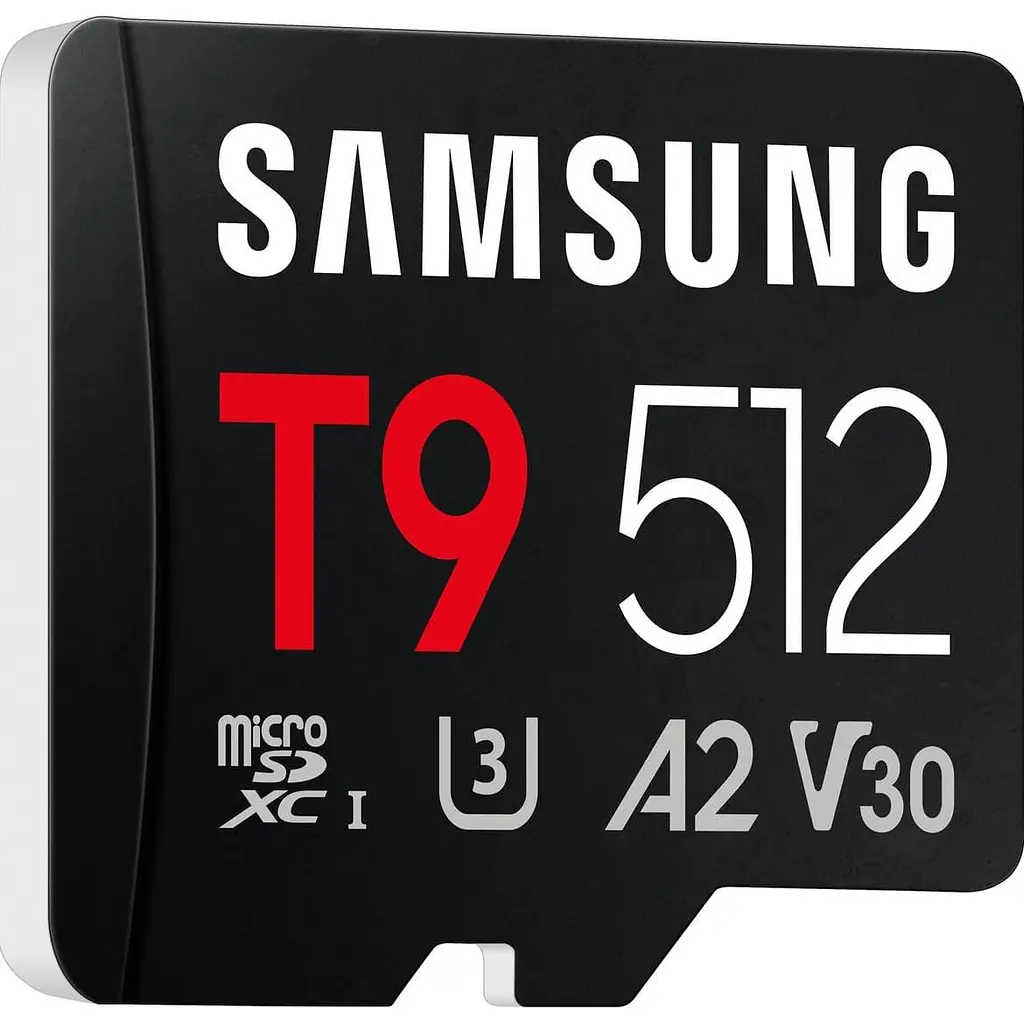 Карта пам'яті Samsung MICRO SDXC T9 512GB, U3, V30, A2 до 200 Мб/с (MB-MH512T/WW) - фото 2