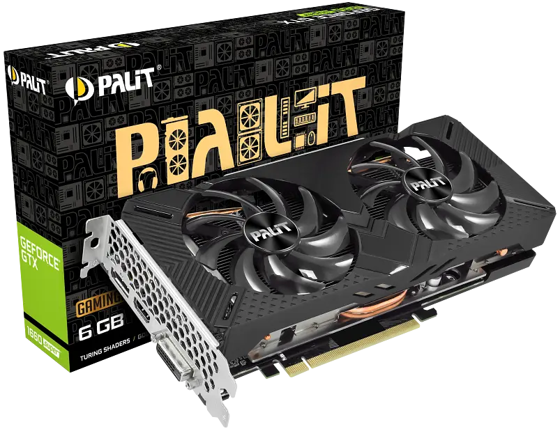 Видеокарта GeForce GTX 1660 Super 6GB Palit GP (NE6166S018J9-1160A) Б/У - фото 2