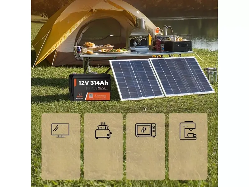 Акумулятор для ДБЖ/інвертора Humsienk LiFePO4 12V 314Ah Bluetooth (HS12V314AH200MINIBT) - фото 5