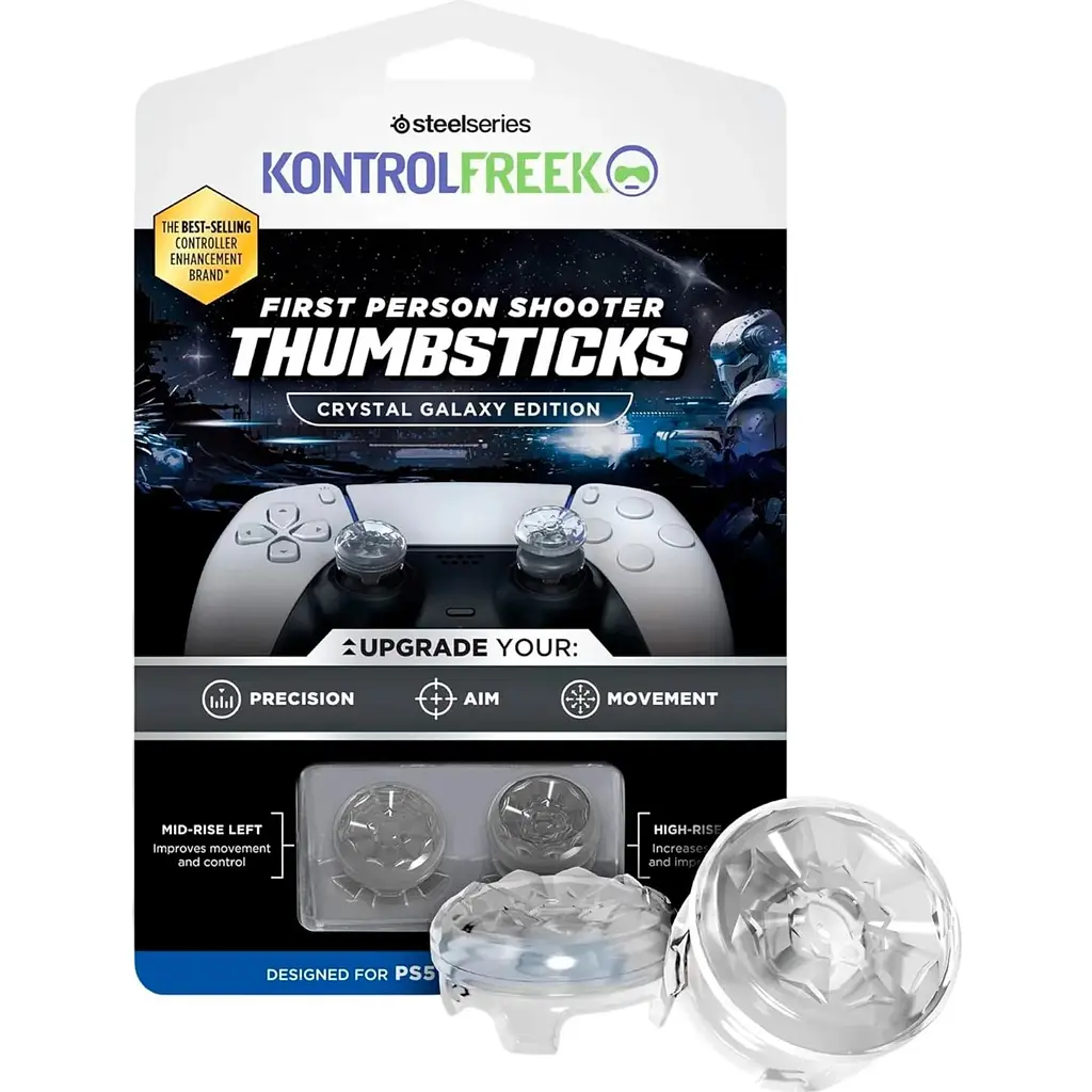Накладки на стики KontrolFreek: Galaxy Crystal 2-pack для PS4/PS5 (B0C5PH941N) [126602] - фото 6