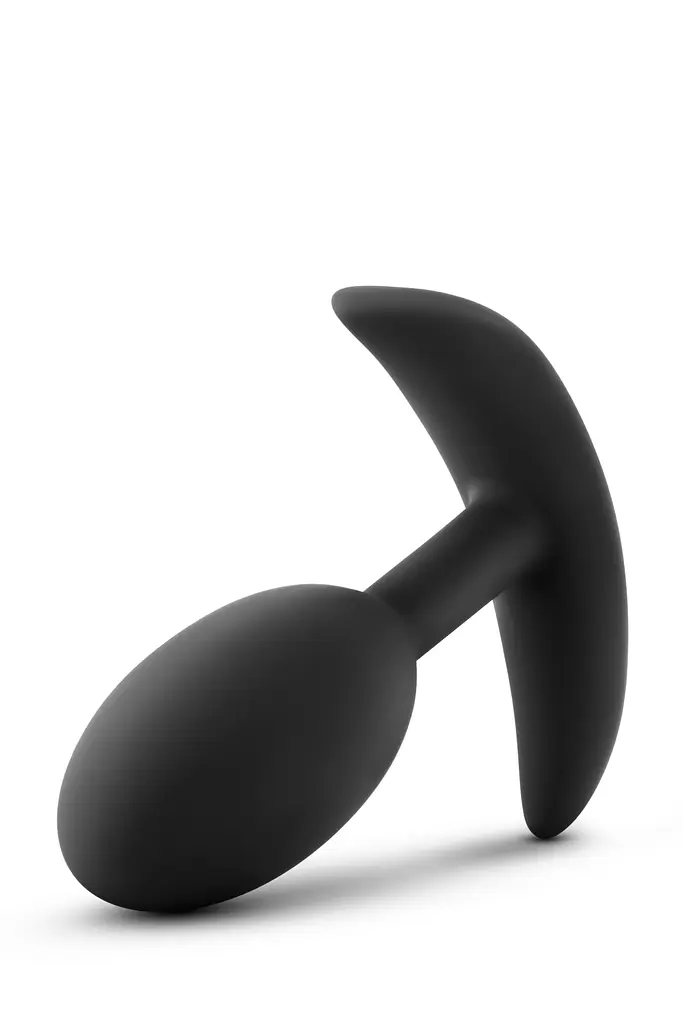 Анальная пробка Anal Adventures Platinum 10.1 см (черный) - фото 7