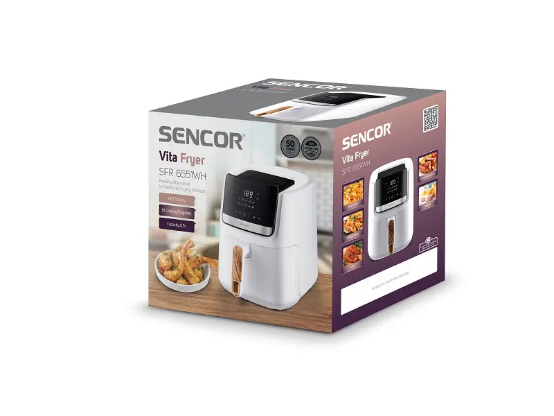Мультипіч (аерофритюрниця) Sencor SFR 6551WH - фото 11