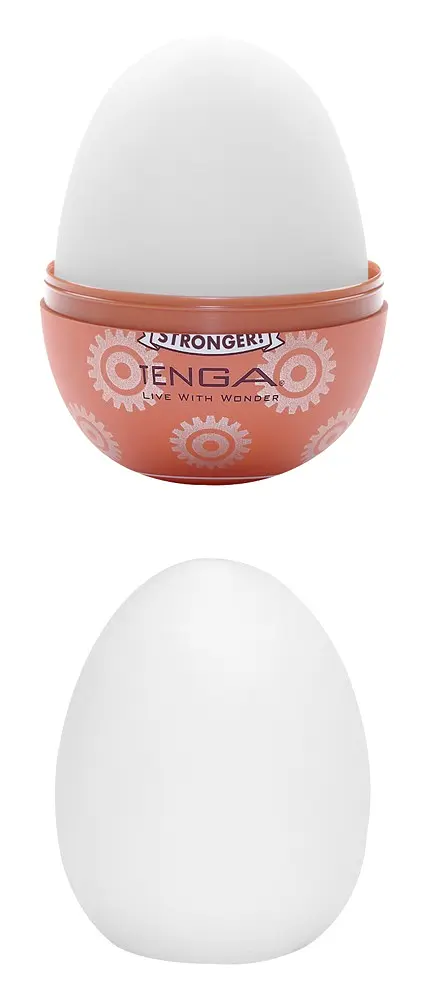 Мастурбатор яйцо Tenga Egg Hard Boiled Gear белый - фото 2