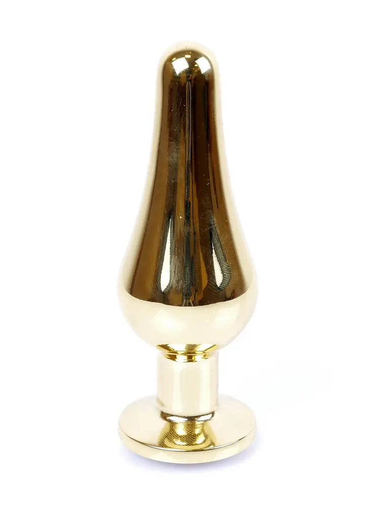 Анальна пробка Jawellery Gold BUTT PLUG Green Boss Series 64-00069 101642 - фото 3