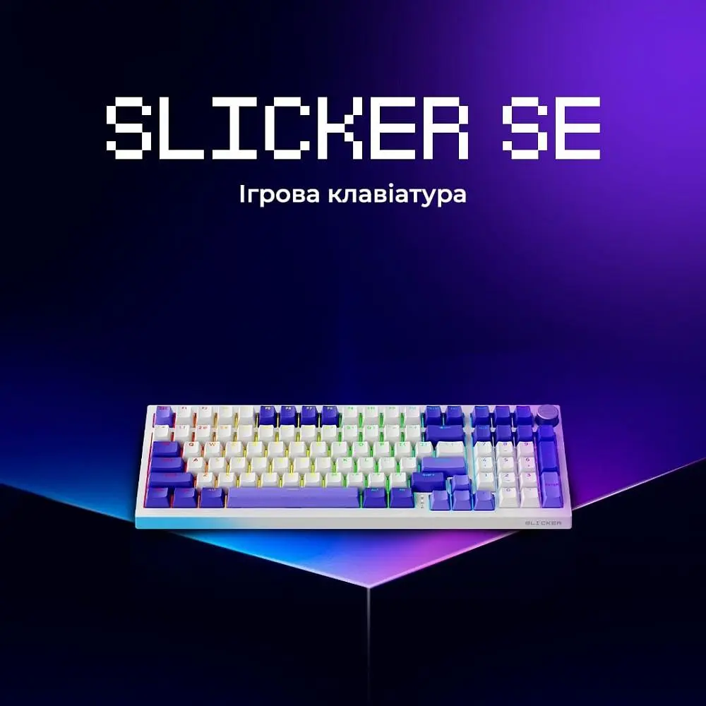Клавіатура Proove Gaming Slicker Special Edition (Ukraine Layout) White (WKSLSE022402) - фото 8