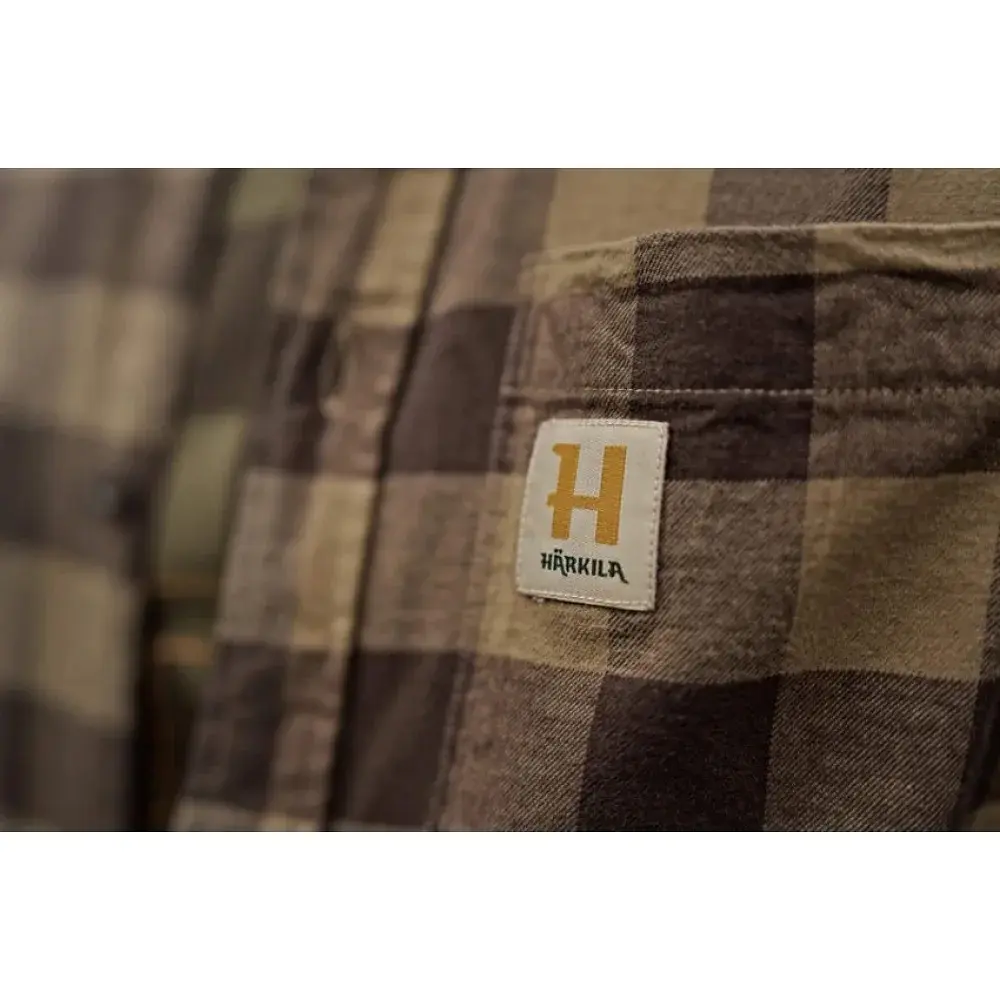 Рубашка Harkila Scandinavian L/S shirt L Antique Bronze - фото 3