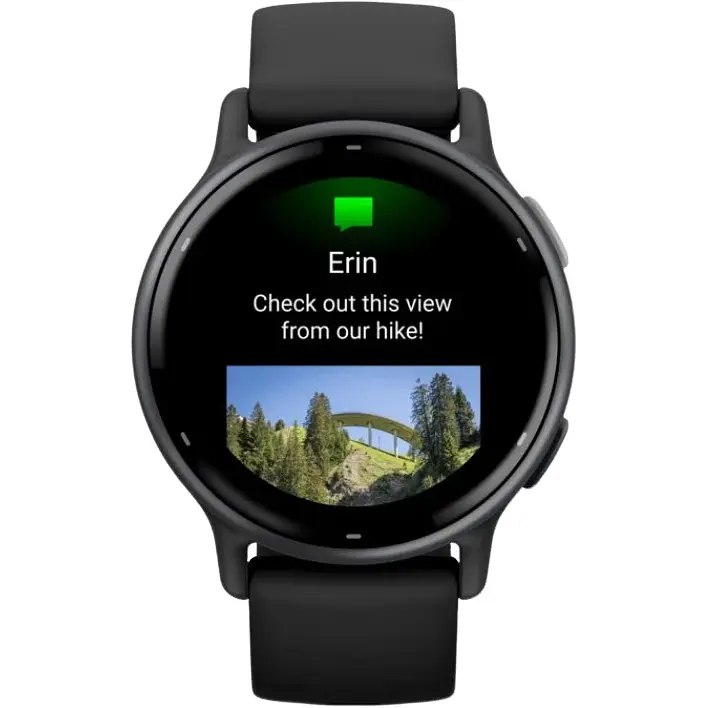 Смарт-часы Garmin vivoactive 5 Slate Aluminum Bezel with Black Case and Silicone Band (010-02862-10) - фото 3