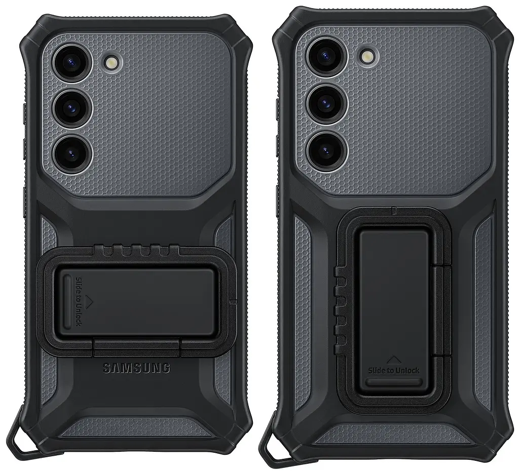 Оригінальний протиударний чохол для Galaxy S23 Plus (S916) Samsung Rugged Gadget Case EF-RS916CBEGRU Titan - фото 8