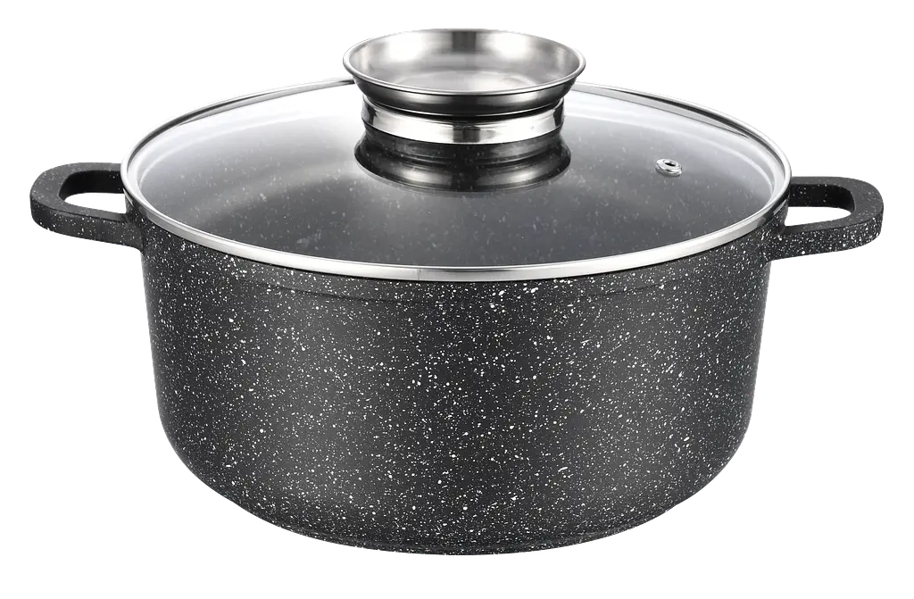Каструля GT-2404-24 покриття MARBLE (24x11,5cм) 4,5л Gusto