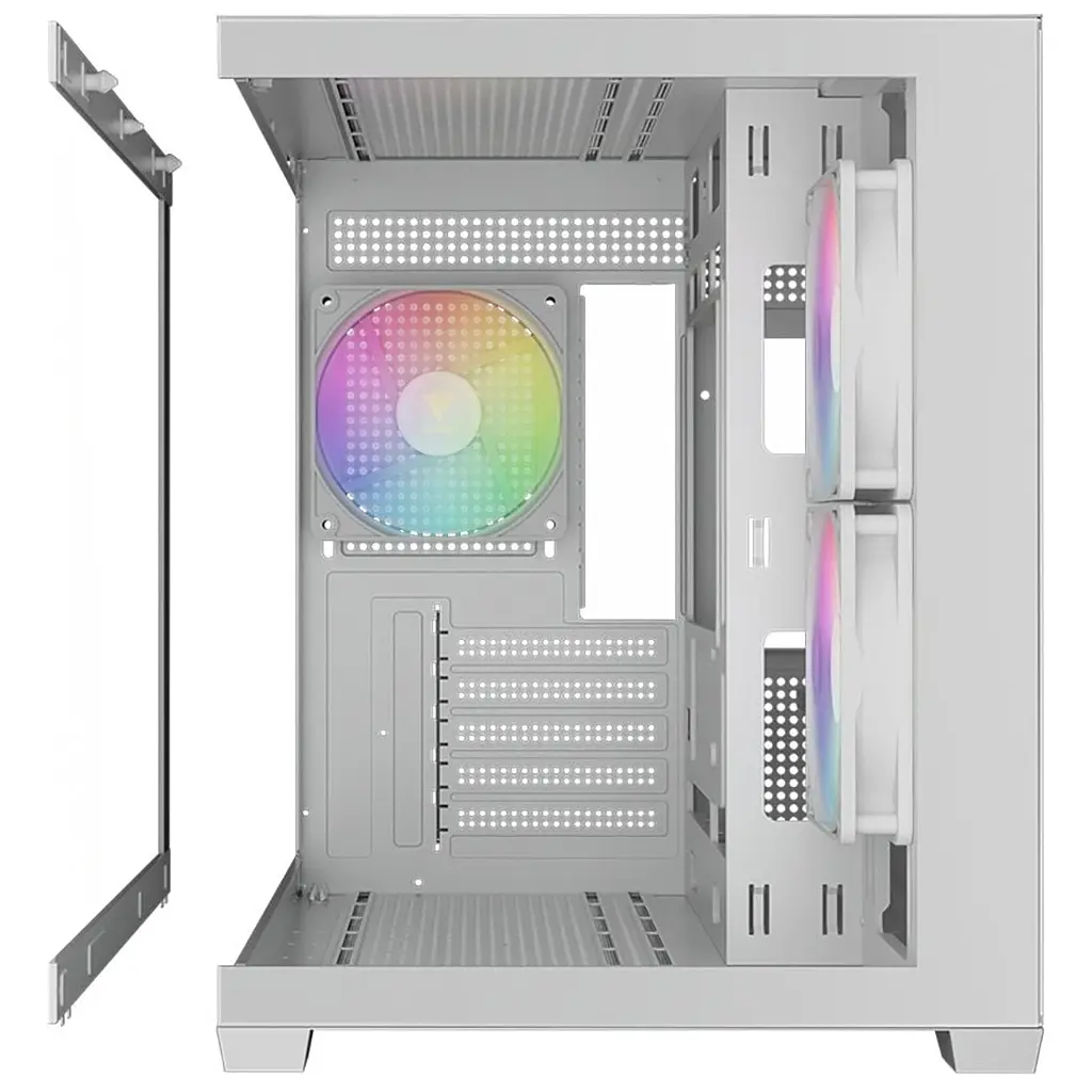 Корпус для ПК Gamdias AURA GC10M V2 ARGB WH (4711514503166) - фото 9