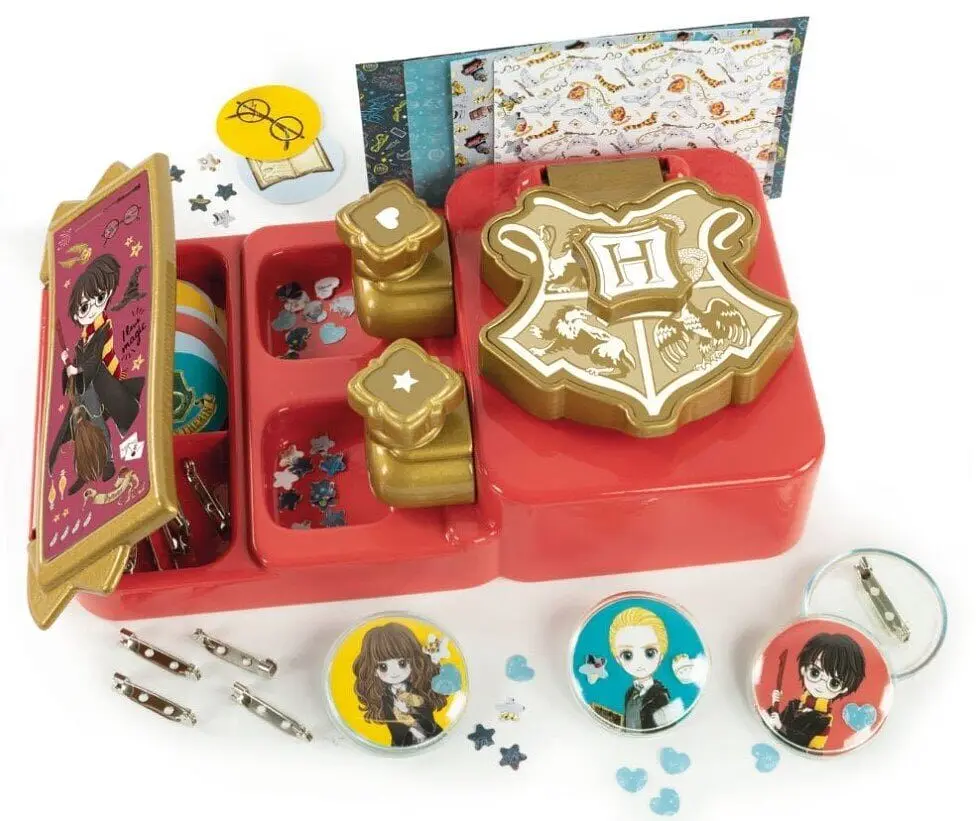 Машинка для изготовления значков (пин) Гарри Поттер - Clementoni 18714 - фото 2