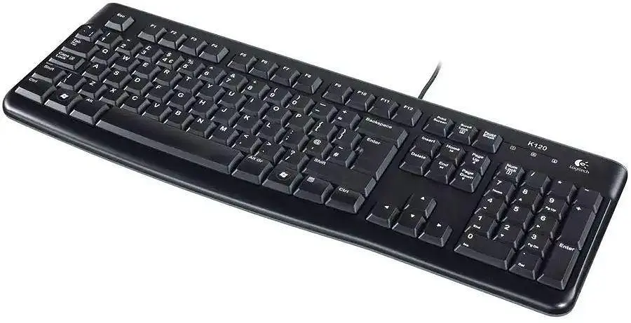 Клавіатура USB Logitech K120 UKR OEM (920-002643) UA