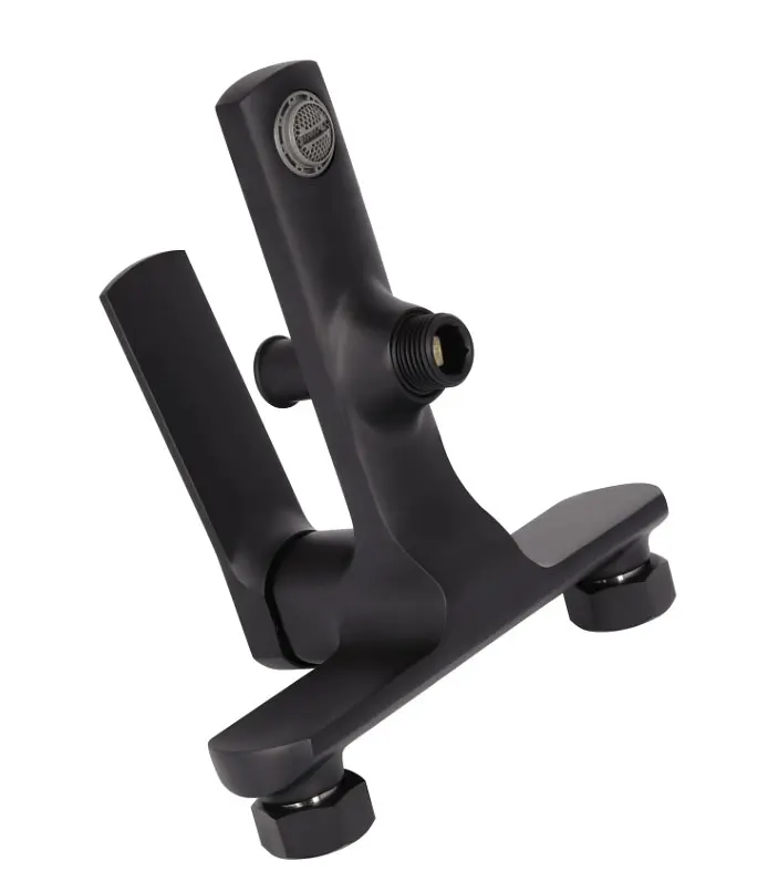 Змішувач для ванни Qtap Slavonice QTSLA259BLM45918 Black Matt - фото 2