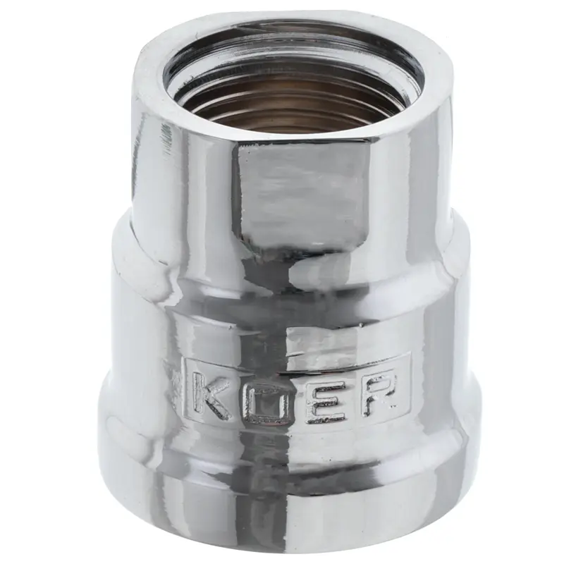 Муфта редукційна Koer 1/2"x3/8" (хром) Kf.C0406.chr KF0121 - фото 3