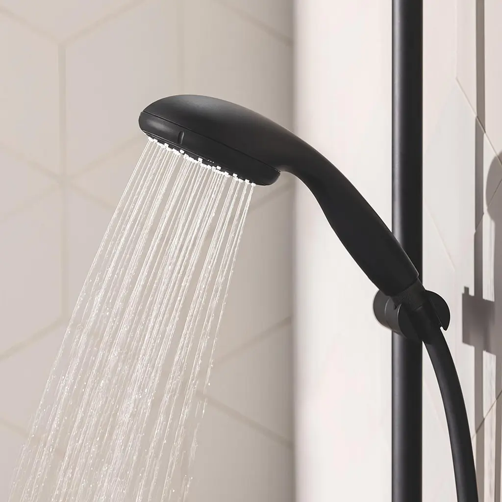 Змішувач для ванни Grohe QuickFix Start Black UA30330701, Чорний матовий - фото 10