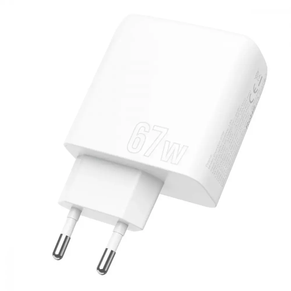 Зарядное устройство для Proove Shot GaN 67 W (2Type-C + USB) белое - фото 3
