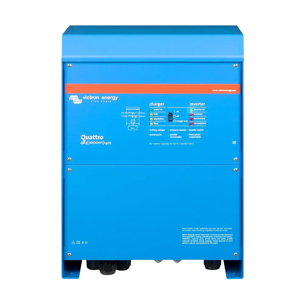 Інвертор 10kVA/8kW Victron Energy Quattro 48/10000/140-100/100 (99-00020567) - фото 2