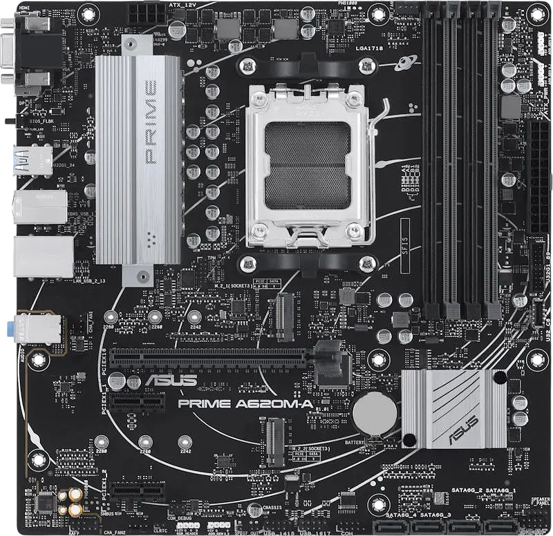 Материнська плата Asus A620M-A-CSM Prime Socket AM5 (PRIME A620M-A-CSM) - фото 2