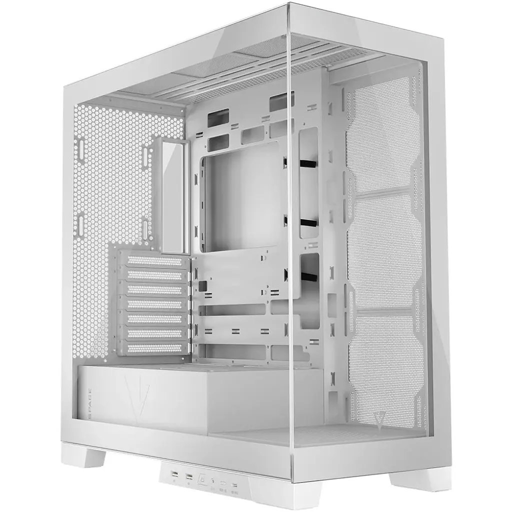 Корпус Modecom VOLCANO SPACE APEX w/o fans MIDI USB 3.0x2+TYPE-C WHITE без БЖ ATX (AT-SPACE-PG-NF-20-000000) - фото 6
