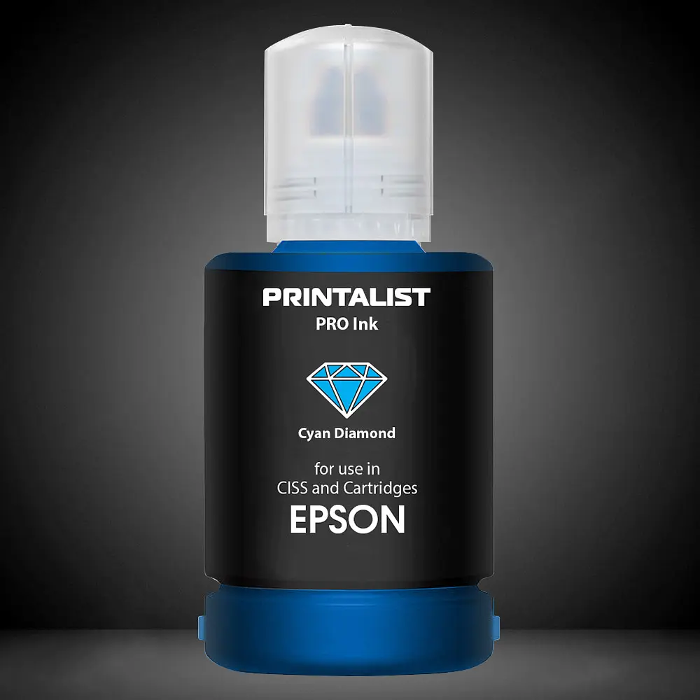 Чорнило PRINTALIST для Epson 140г Cyan водорозчинне (PL-INK-EPSON-C) - фото 6
