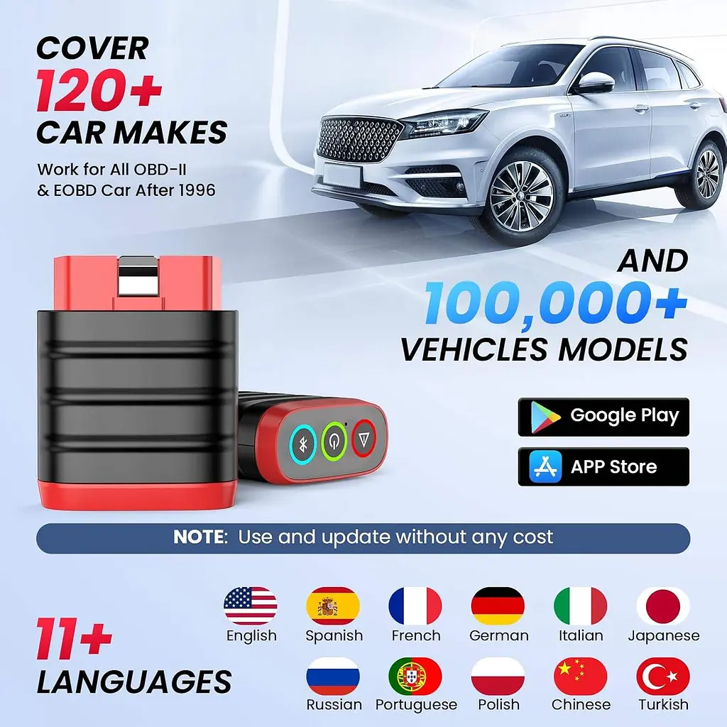 Універсальний автосканер Мультимарочний OBD2 Thinkcar ThinkDiag Mini Професійний діагностичний автомобільний сканер ОБД2, EOBD, ELM327 (19804) - фото 10