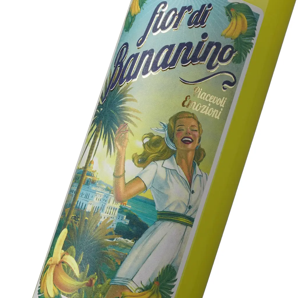 Лікер Sevico Fior Di Bananino Liqueur Creams Банан, 17%, 0,5 л - фото 5