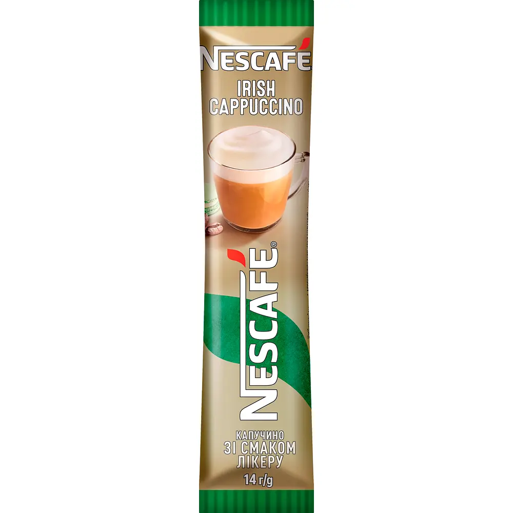 Набор: Кофейный напиток Nescafe Irish Cappuccino стік 14 г x 20 шт. - фото 2