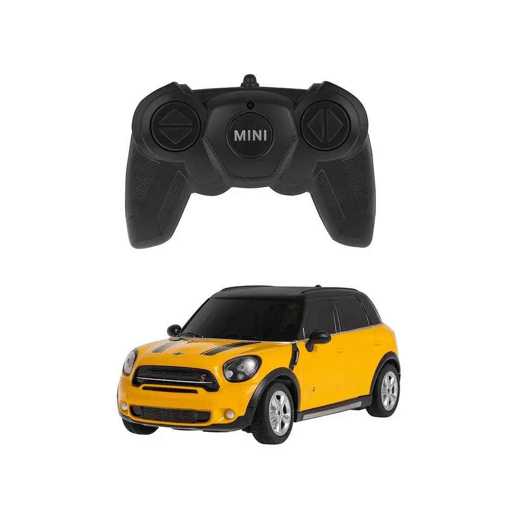 Машинка RASTAR Mini Countryman R/C 1:24 желтая 71700 - фото 2