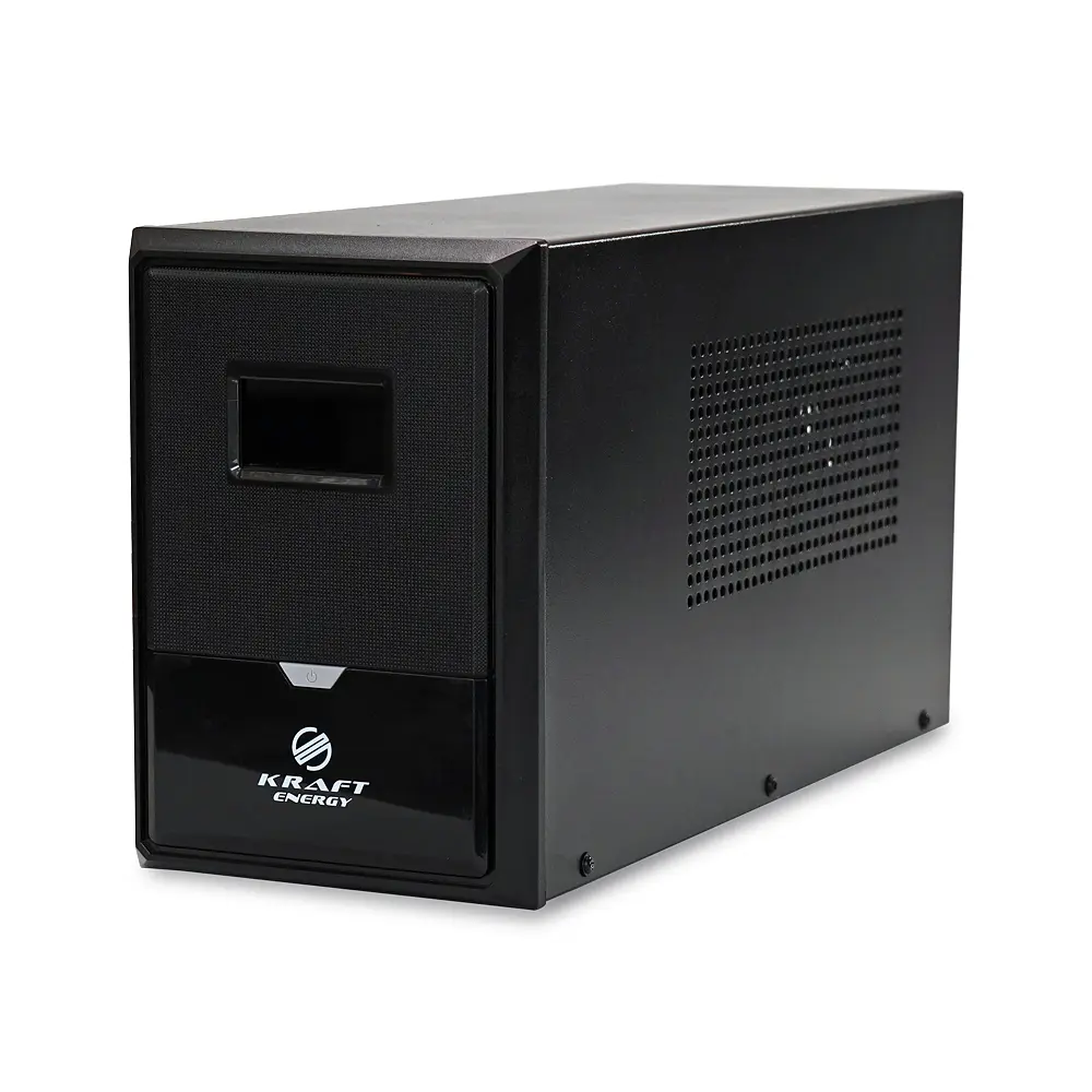Джерело безперебійного живлення Kraft KRF-B2000VA/1200W(LCD)24V UPS під зовнішній акумулятор (42-00046) - фото 3