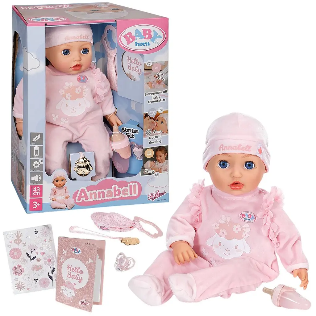 Лялька інтерактивна Baby Born Аннабель 43 см (838396) - фото 2
