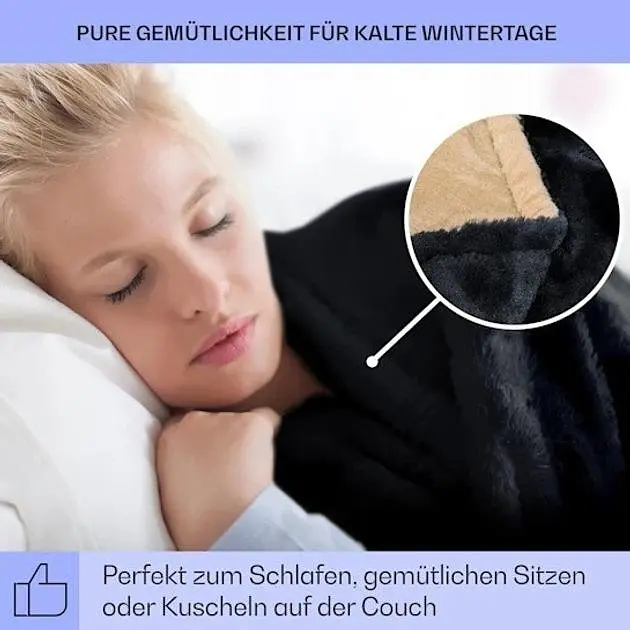 Электрическое одеяло Klarstein Dr.Watson SuperSoft XL 180 x 130 (10033006) - фото 4