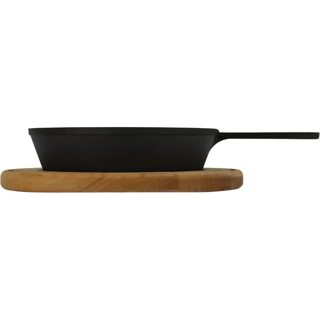 Сковорода Brizoll Horeca порційна з ручкою та з круглою підставкою 14 см (H1430R-DK) - фото 4