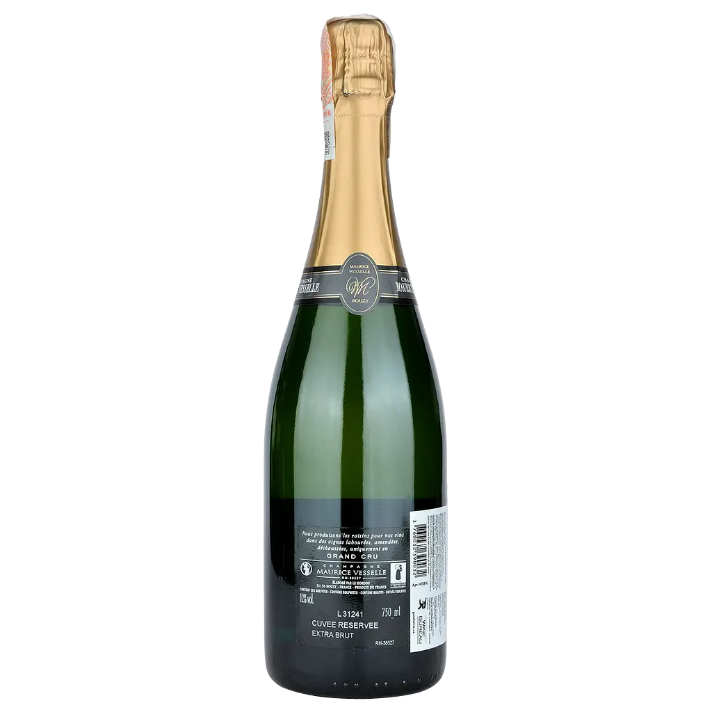 Шампанское Maurice Vesselle Cuvee Reservee Grand Cru, белое, экстра-брют, 0,75 л (W3816) - фото 2