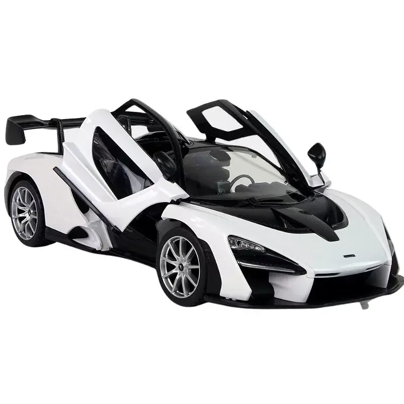 Машинка McLaren Senna белая RASTAR модель 1:14 Автомобиль на дистанционном управлении + пульт 2,4 ГГц - фото 3