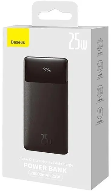 Портативна батарея - зовнішній акб Baseus Bipow Fast charge 20000mAh Power Bank - фото 2