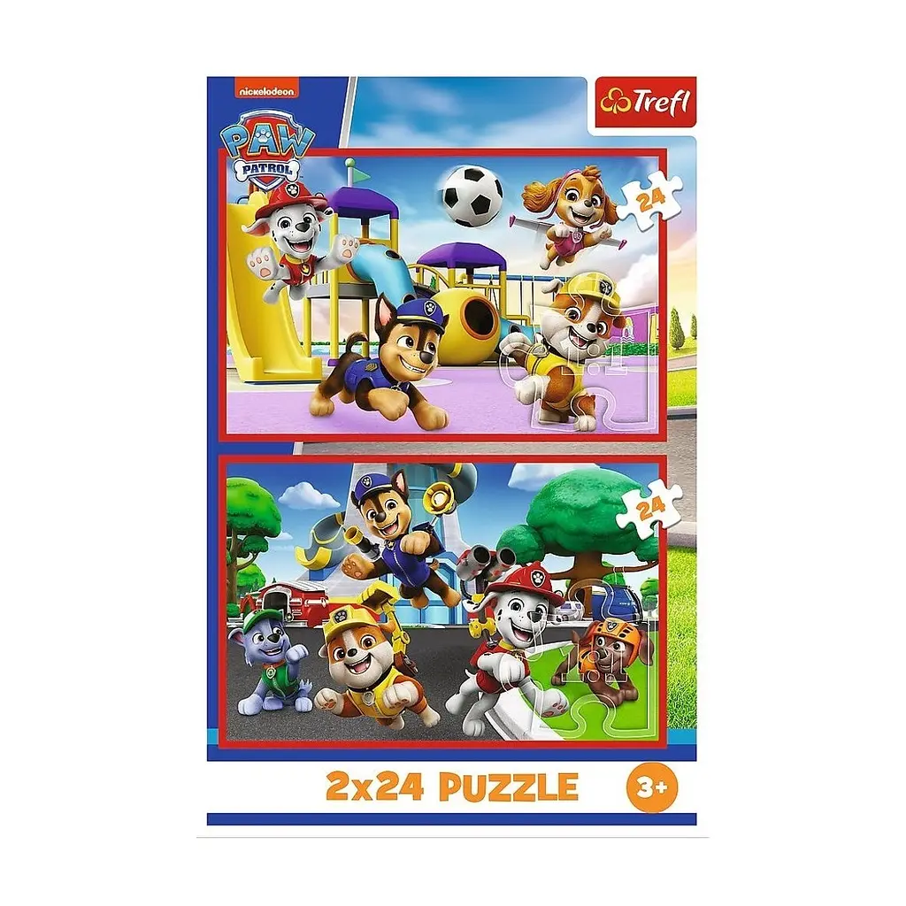 Пазл Trefl Viacom PAW Patrol Веселий день песиків 2х24 елемента (5900511344349) - фото 4